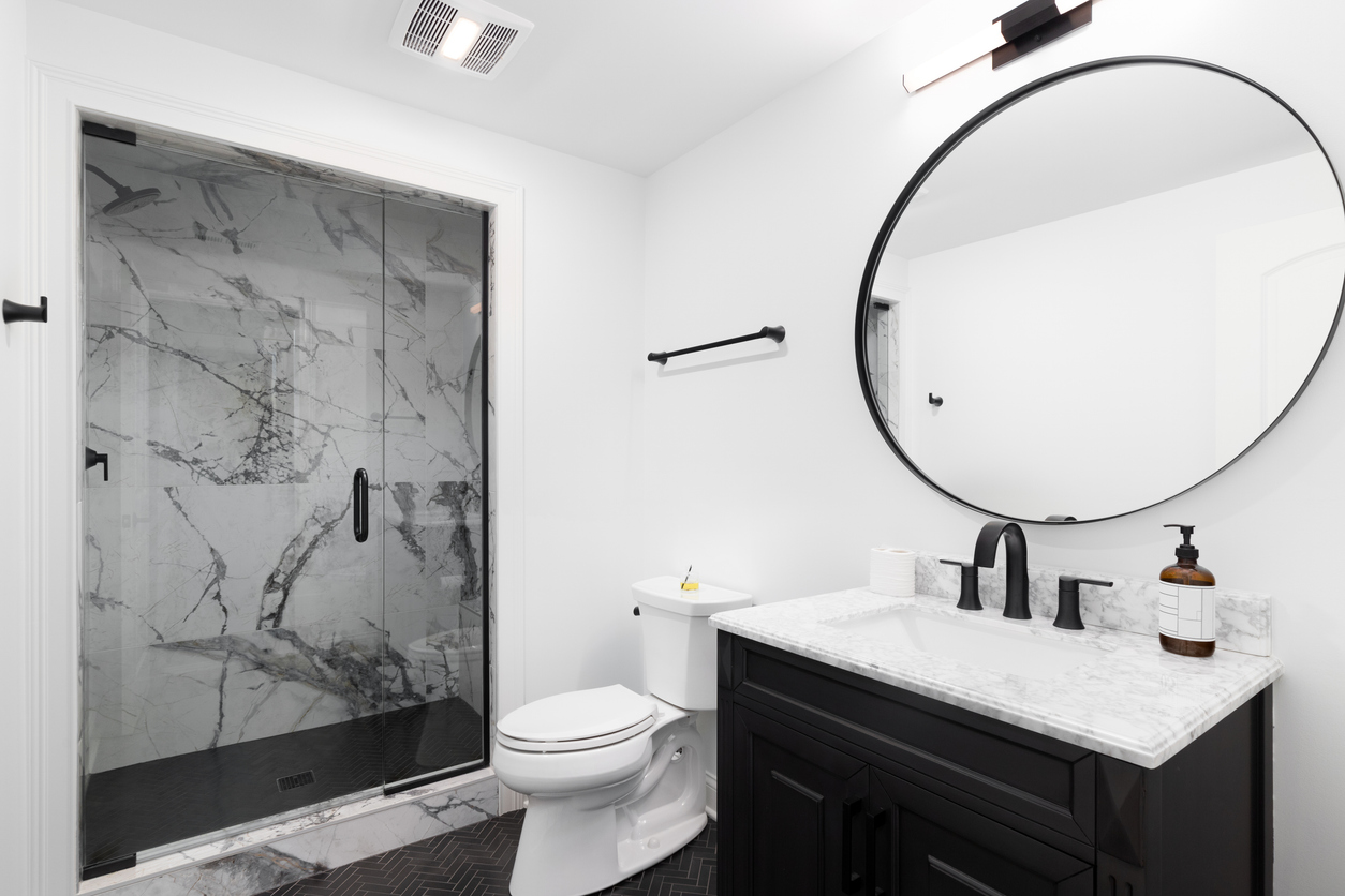 Modern Washroom Renovation Brantford